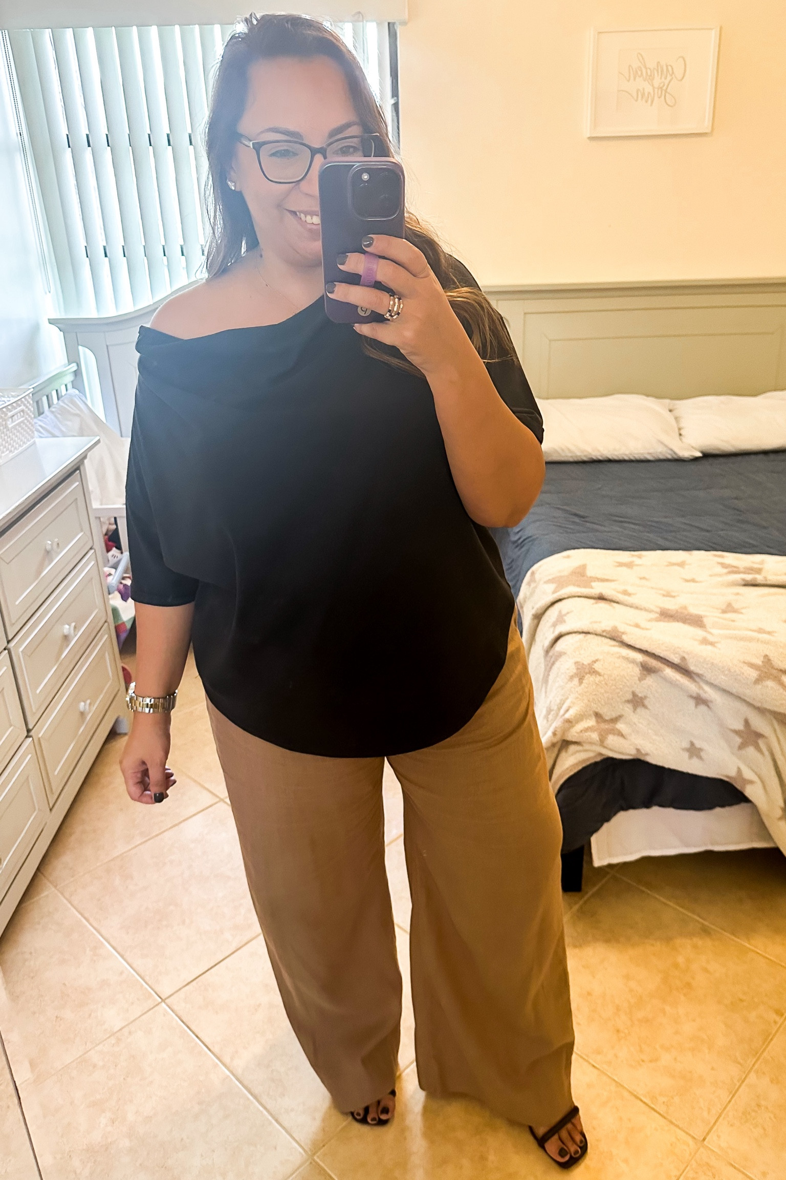 • tee - Nuuds
• pants - Abercrombie & Fitch (sold out; similar styles linked)
• shoes - Target (old; similar style linked)
• earrings - Nordstrom
• necklace & ring - Kendra Scott
• ring - Electric Picks
• watch - Invicta 

#LTKMidsize #LTKOver40 #LTKFindsUnder100