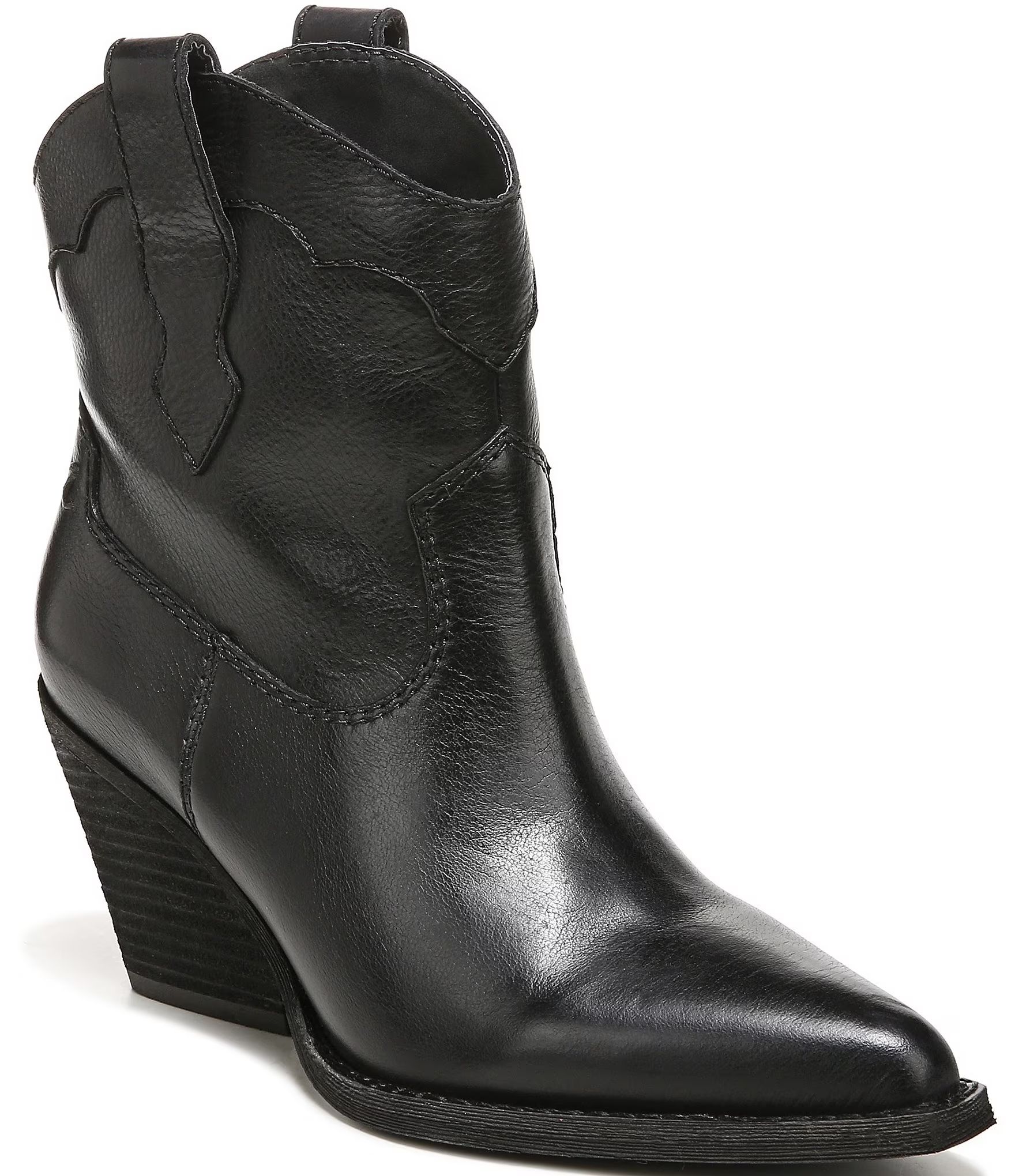 Roslyn Leather Western Booties | Dillard's