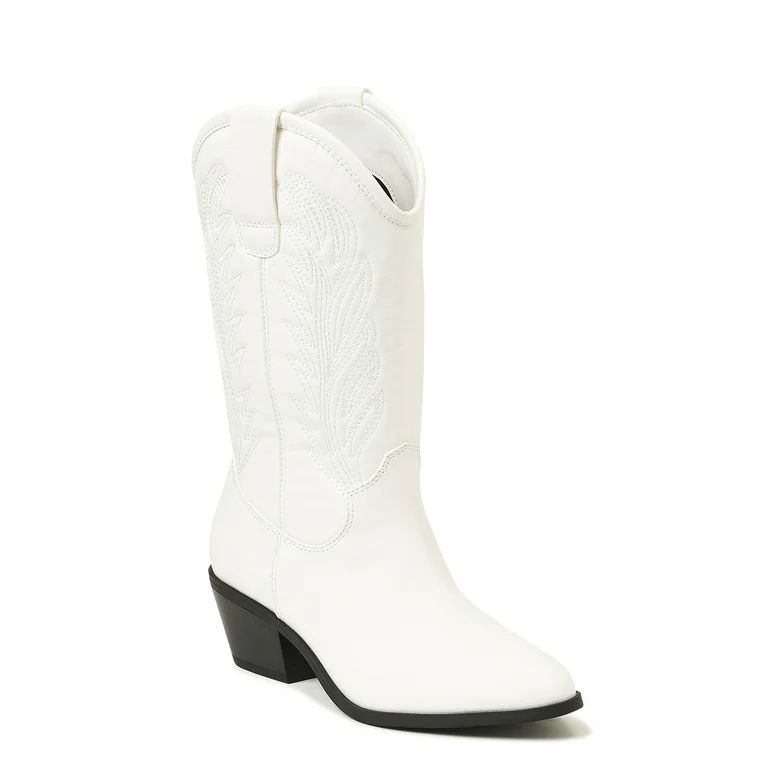 Time and Tru Women’s Cowboy Boots - Walmart.com | Walmart (US)