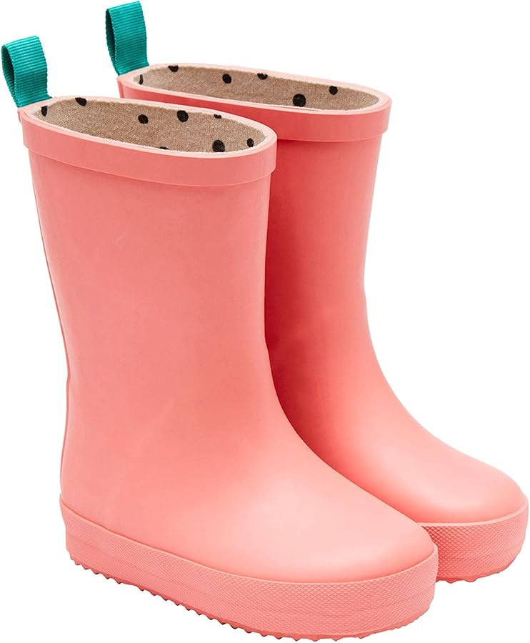 Ten Little Toddler Rain Boots for Boys & Girls, Waterproof, Lightweight, Flexible Rubber Boots wi... | Amazon (US)