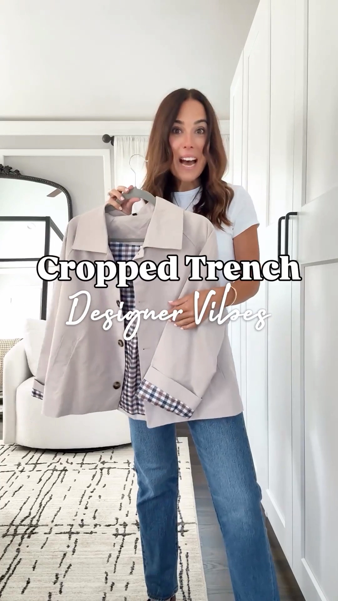 ✨ This $42 cropped trench is giving major designer vibes without the designer price tag 😍 So chic, lightweight, and perfect for layering over everything from jeans to dresses this fall. I’m obsessed with the plaid lining detail too 🙌🏻


cropped trench coat, affordable trench coat, designer inspired jacket, fall layering pieces, lightweight fall coat, chic outerwear under $50, capsule wardrobe staples, neutral trench coat, classic fall jacket, stylish outerwear for women over 40

Follow my LTK @mrscasual on the @shop.LTK app to view this post and get my exclusive app-only content!

#LTKootd #LTKOver40 #LTKFindsUnder50