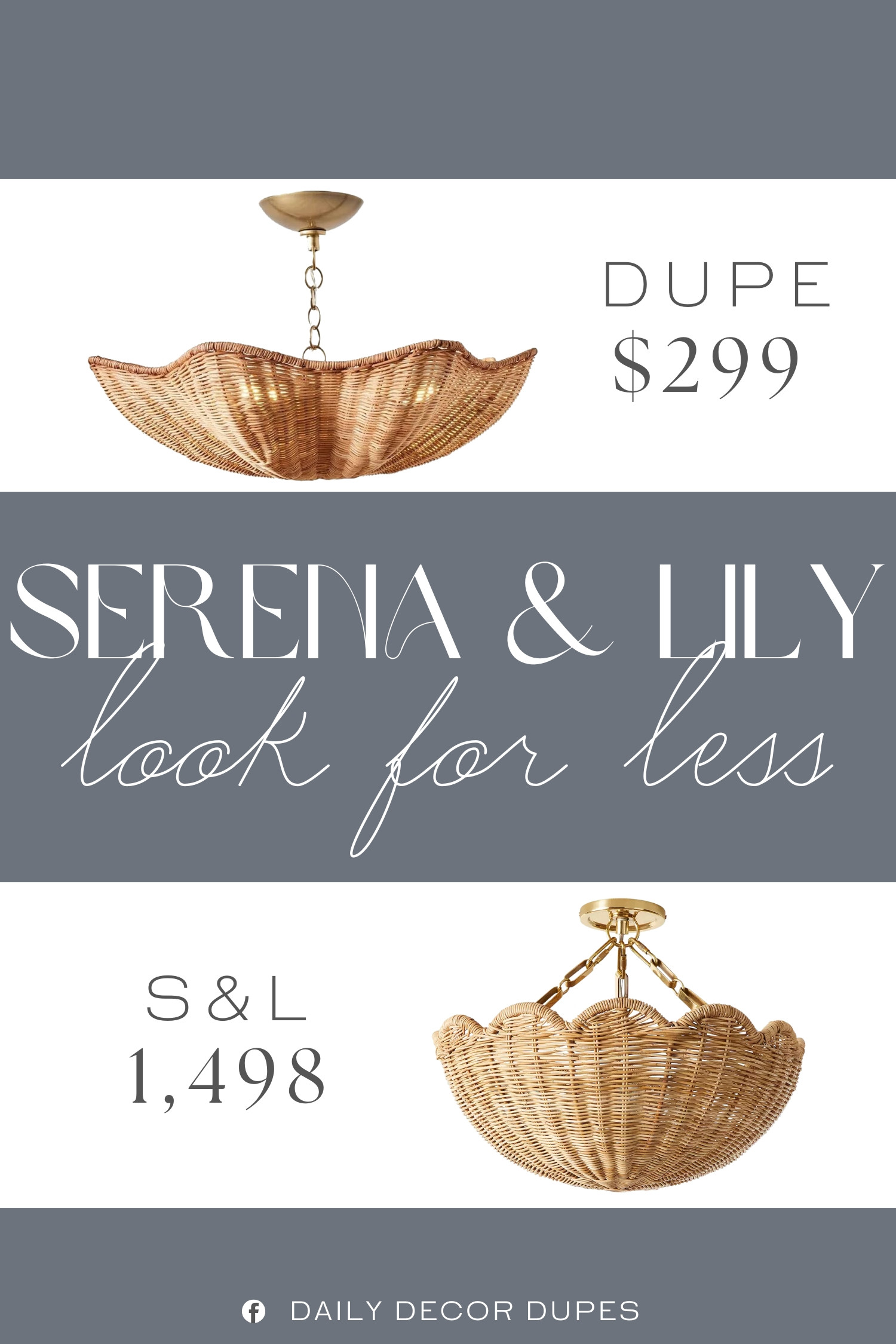 Inspired by Serena & Lily Scallop Rattan Flush Mount. Scalloped Rattan Ceiling Light. Wavy Flush Mount Lighting. Coastal Boho Ceiling Fixture. Woven Rattan Flush Mount. Handwoven Wicker Ceiling Light. Natural Rattan Ceiling Light.

Home more affordable option find copy cat similar look for less budget friendly affordable cheap cheaper beautiful pretty. Clearance sale coupon code discount code promo code luxury lookalike look a like Inspo inspiration inspired by idea ideas Love like these? I share multiple every day in my FB group.
#serenaandlilyinspired #scallopedrattan #flushmount #rattanlighting #ceilinglight #wovenrattan #wickerlight #lightinginspo #coastalboho 

 #LTKHome
