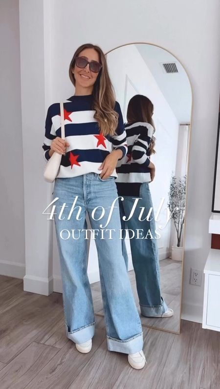 4th of July outfit Idea
Love how chic and comfortable those are. Everything runs true to size I am wearing a size small. Independence Day outfits. White blue and red.

#LTKSeasonal #LTKOver40 #LTKStyleTip