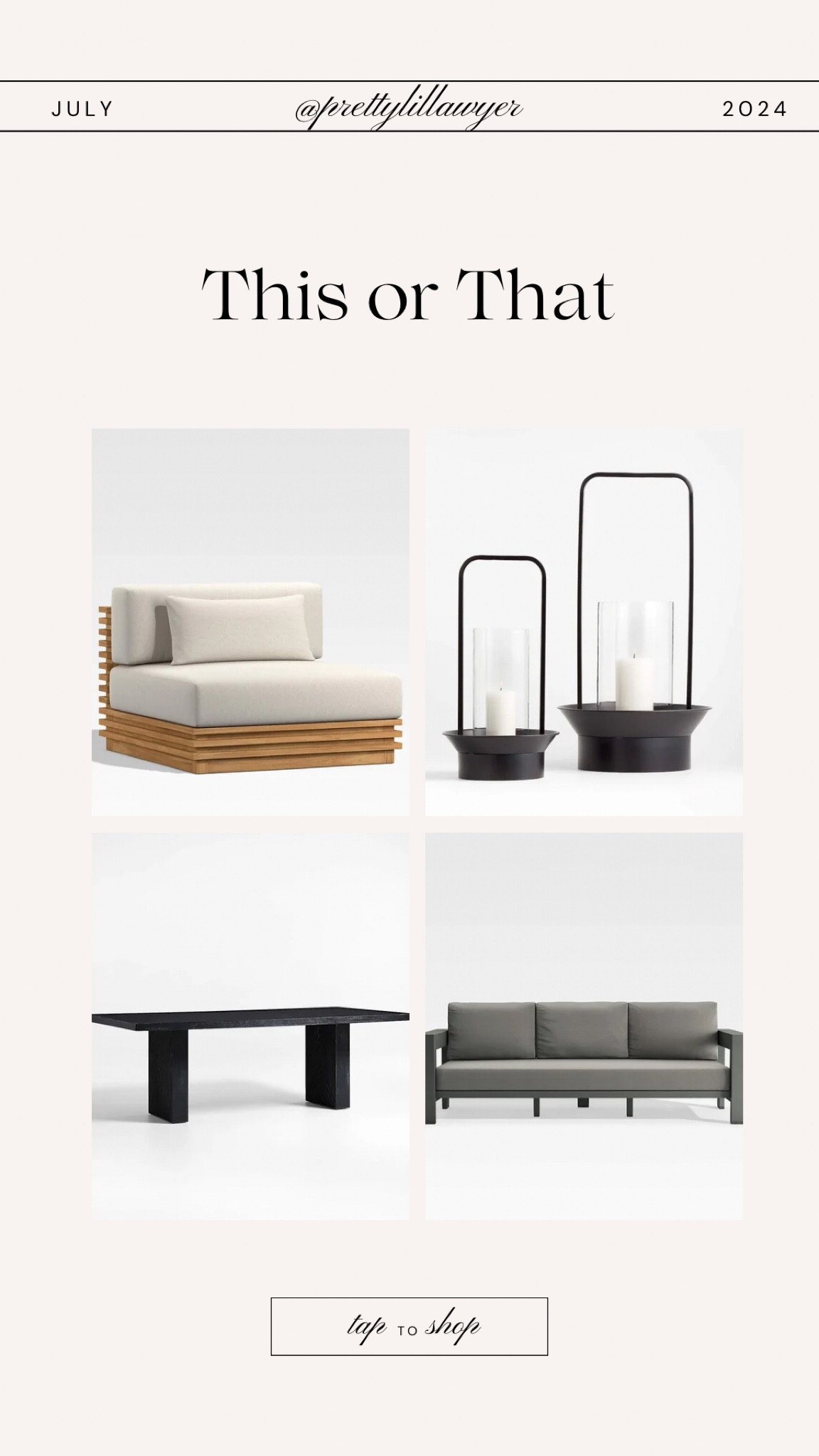 This or That
Crate & Barrel Edition

Up your indoor and outdoor entertainment spaces with these amazing finds! 

#LTKHome #LTKSeasonal