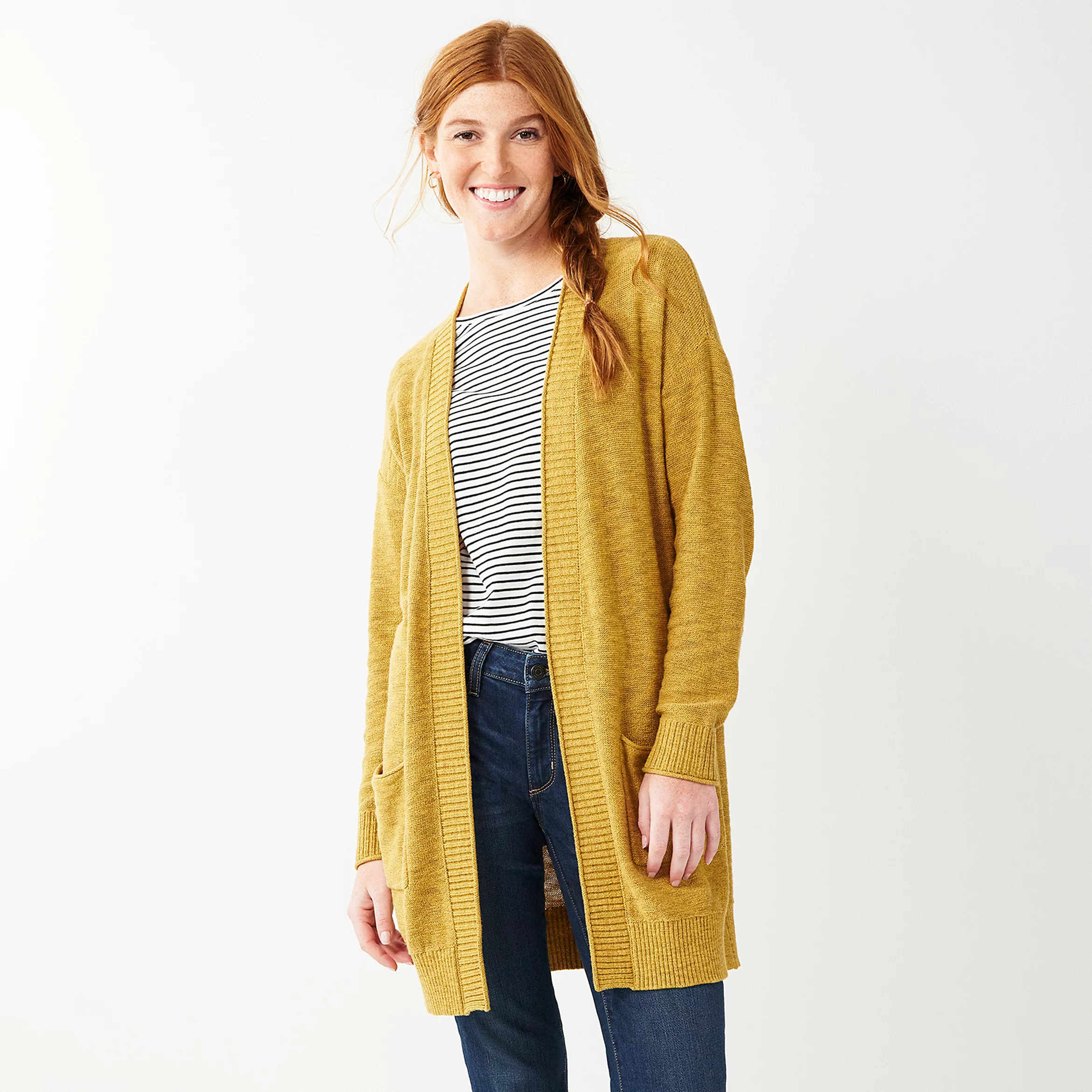 Women's Sonoma Goods For Life® Favorite Long Sleeve Cardigan | Kohl's