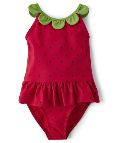 Gymboree,Girls,and Toddler One Piece Swimsuit Classic Red | Amazon (US)