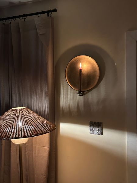 Looks like this sconce is out of stock but linked one just like it! 