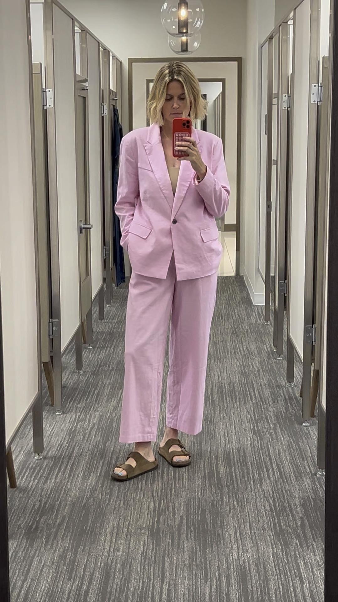 Big fan of these women’s suits. Super comfy and light weight. 

I will share another color I grabbed for a work event last season. I am wearing a size medium in the jacket and 2 in pants here.  NSale

#LTKSummerSales #LTKSaleAlert #LTKxNSale