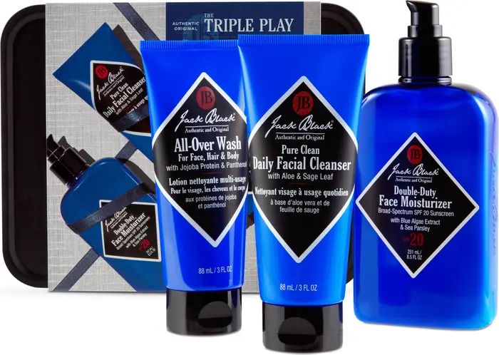 Jack Black The Triple Play Face, Body & Hair Set $74 Value | Nordstrom | Nordstrom