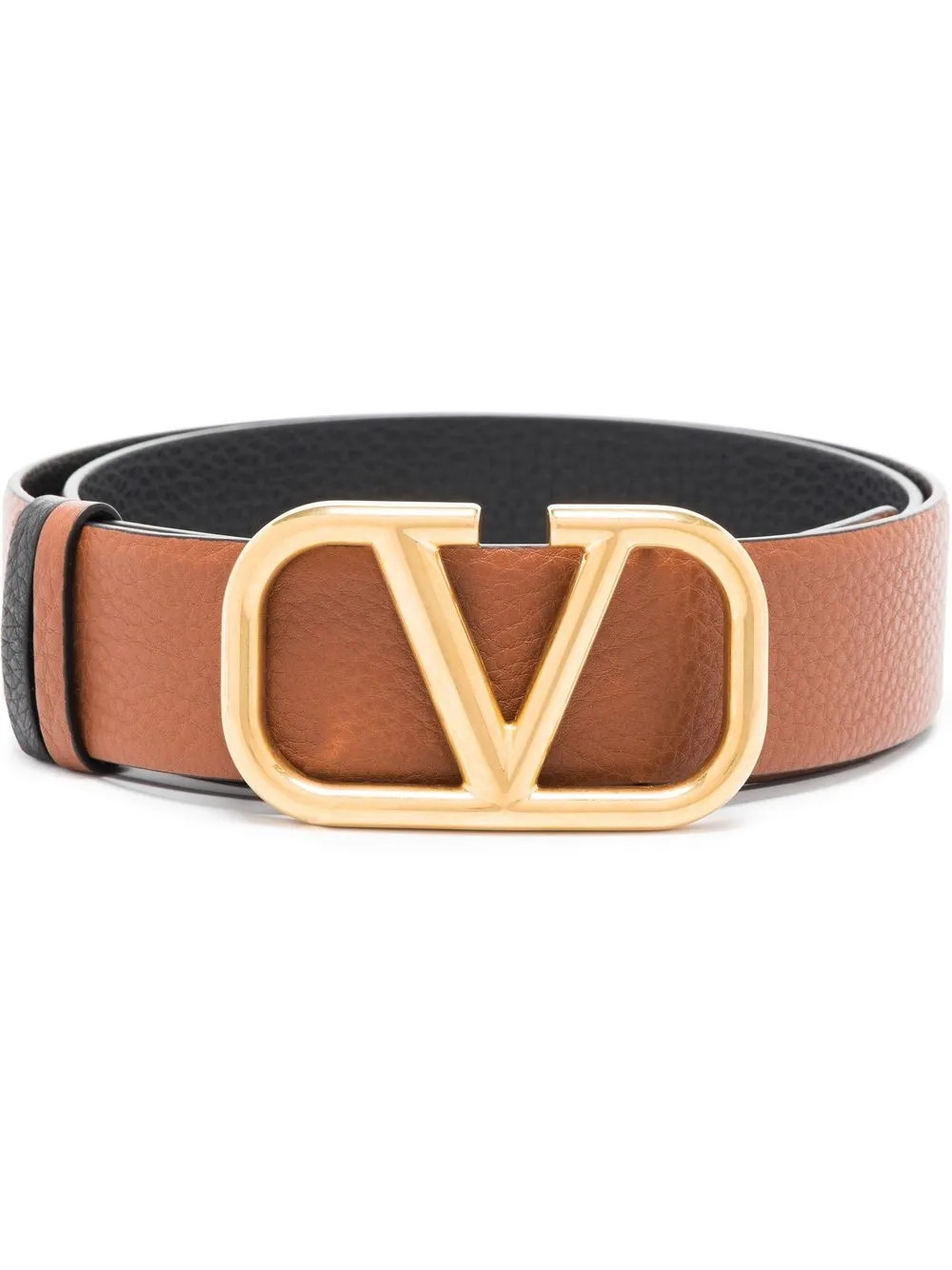 Valentino Garavani 40mm VLogo Signature belt - Brown | Farfetch Global