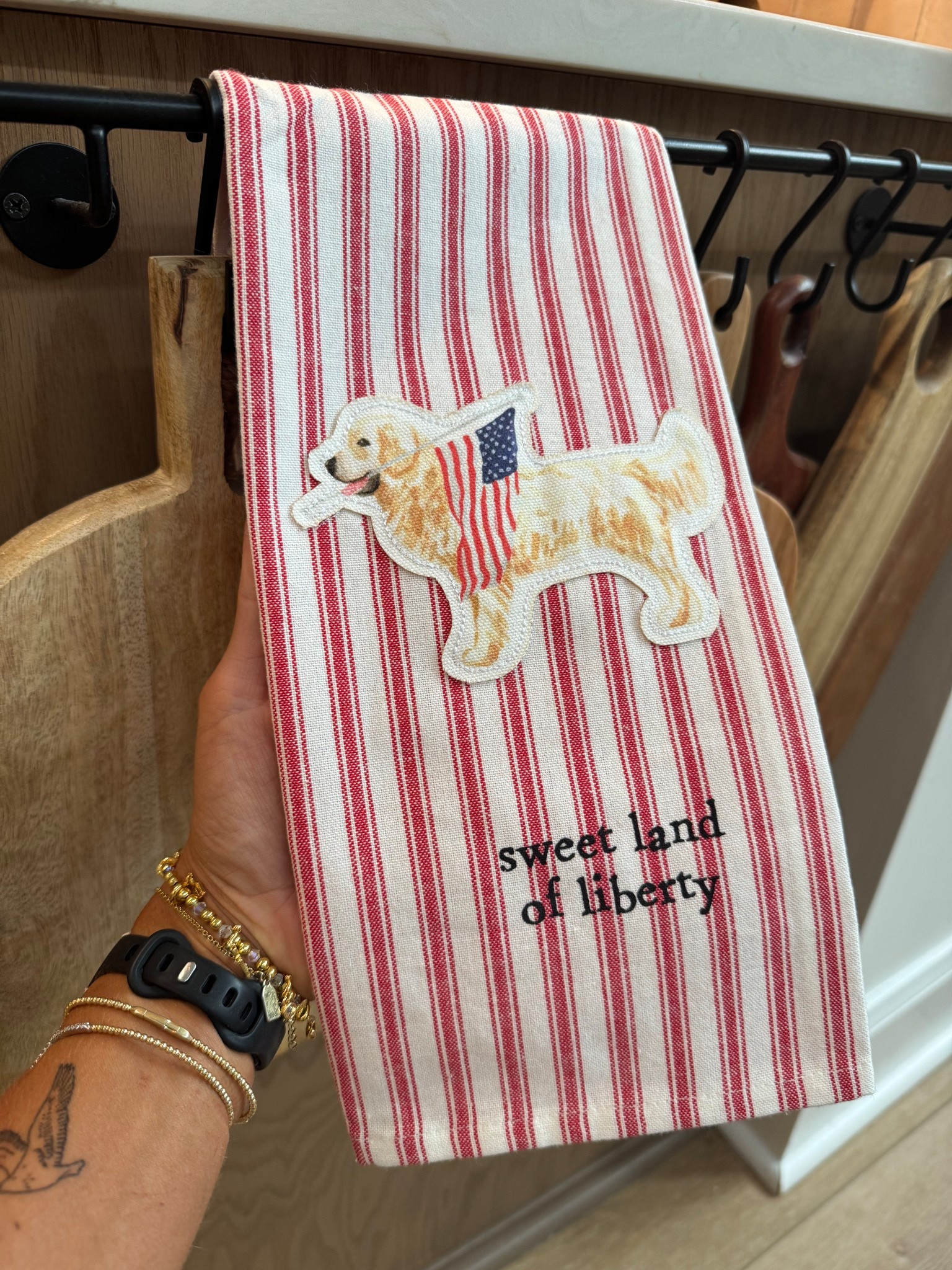 I had to🙈🇺🇸🦮🐾 love him! & I absolutely LOVE this small shop! I order from them often! Lots of great home finds! 

Home decor / Americana / golden retriever / dog mom / Holley Gabrielle / interior delights 

#LTKSeasonal #LTKHome #LTKFindsUnder50