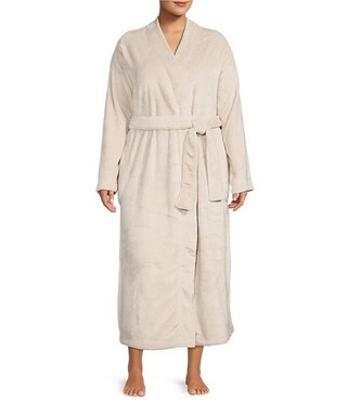 UGG® Marlow Long Sleeve Double Fleece Long Wrap Cozy Robe | Dillard's