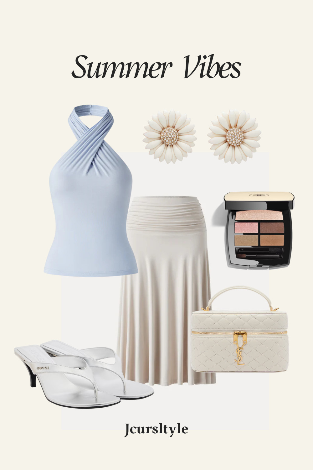 Summer vibes in timeless neutral tones. ☀️🤍 This effortlessly chic outfit combines classic wardrobe essentials that are easy to mix and match all season long. Perfect for vacations, brunch, city strolls, weekend plans, or everyday wear, this neutral look is elegant, versatile, and never goes out of style.

#LTKEurope #summeroutfit  

 #LTKootd #LTKSeasonal #LTKTravel