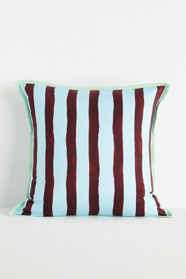 Damson Madder Cotton Printed Pillow | Anthropologie (US)