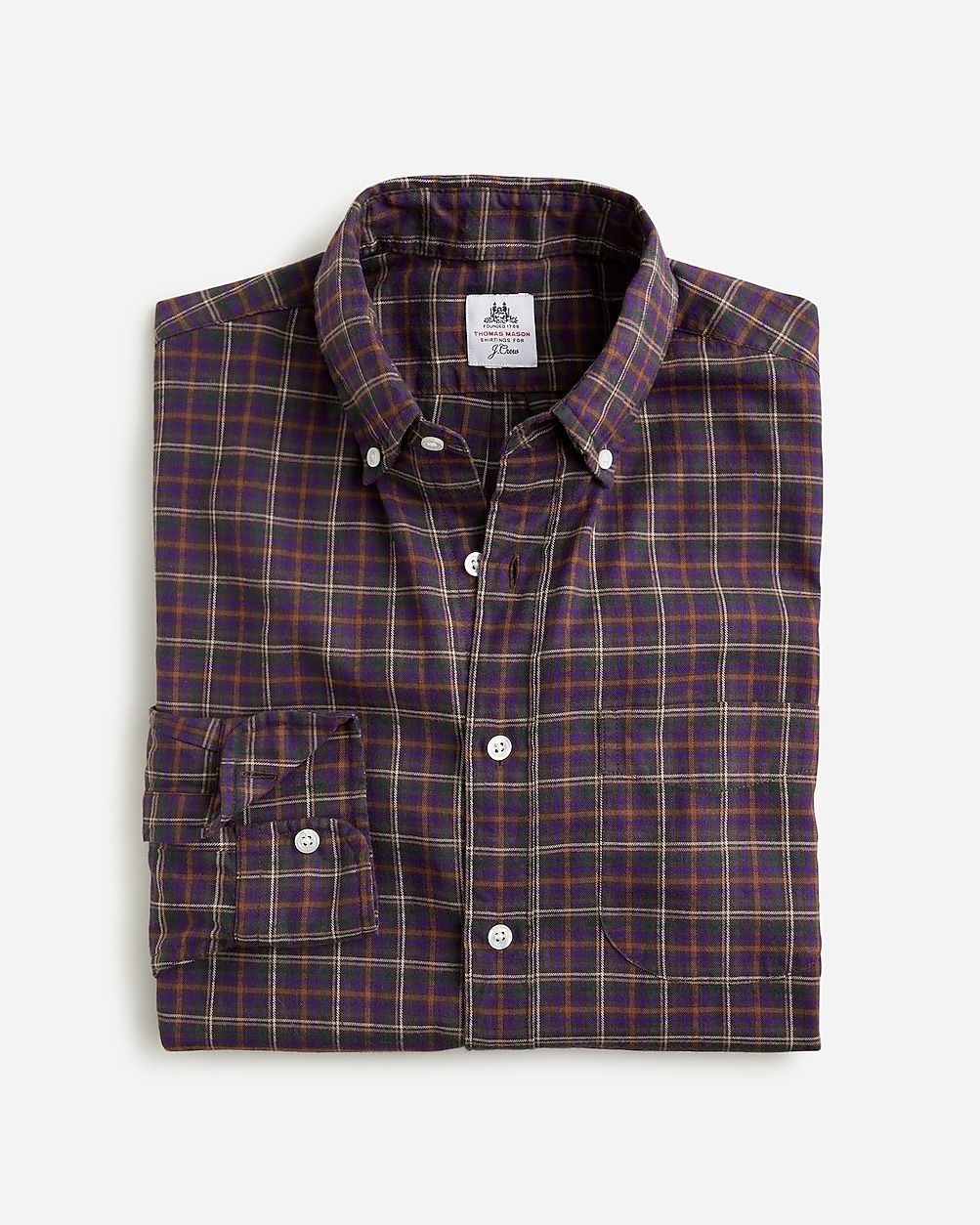 Thomas Mason® for J.Crew melange flannel shirt | J.Crew US
