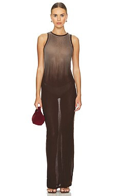 COTTON CITIZEN x REVOLVE Rio Maxi Dress in Chocolate Cast from Revolve.com | Revolve Clothing (Global)