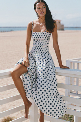 Peixoto Clementine Smocked Tiered Maxi Dress | Anthropologie (US)