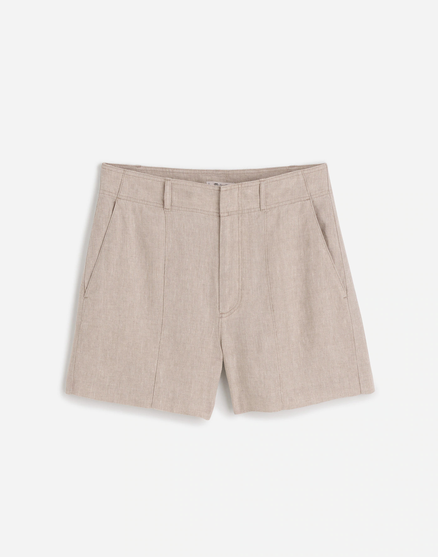 Pintucked Shorts in 100% Linen | Madewell