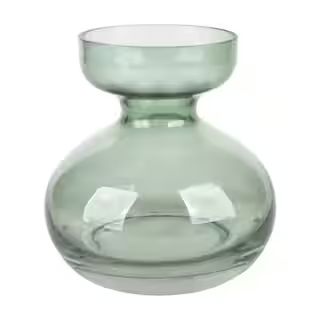 5" Green Glass Bulb Vase by Ashland® | Michaels Stores