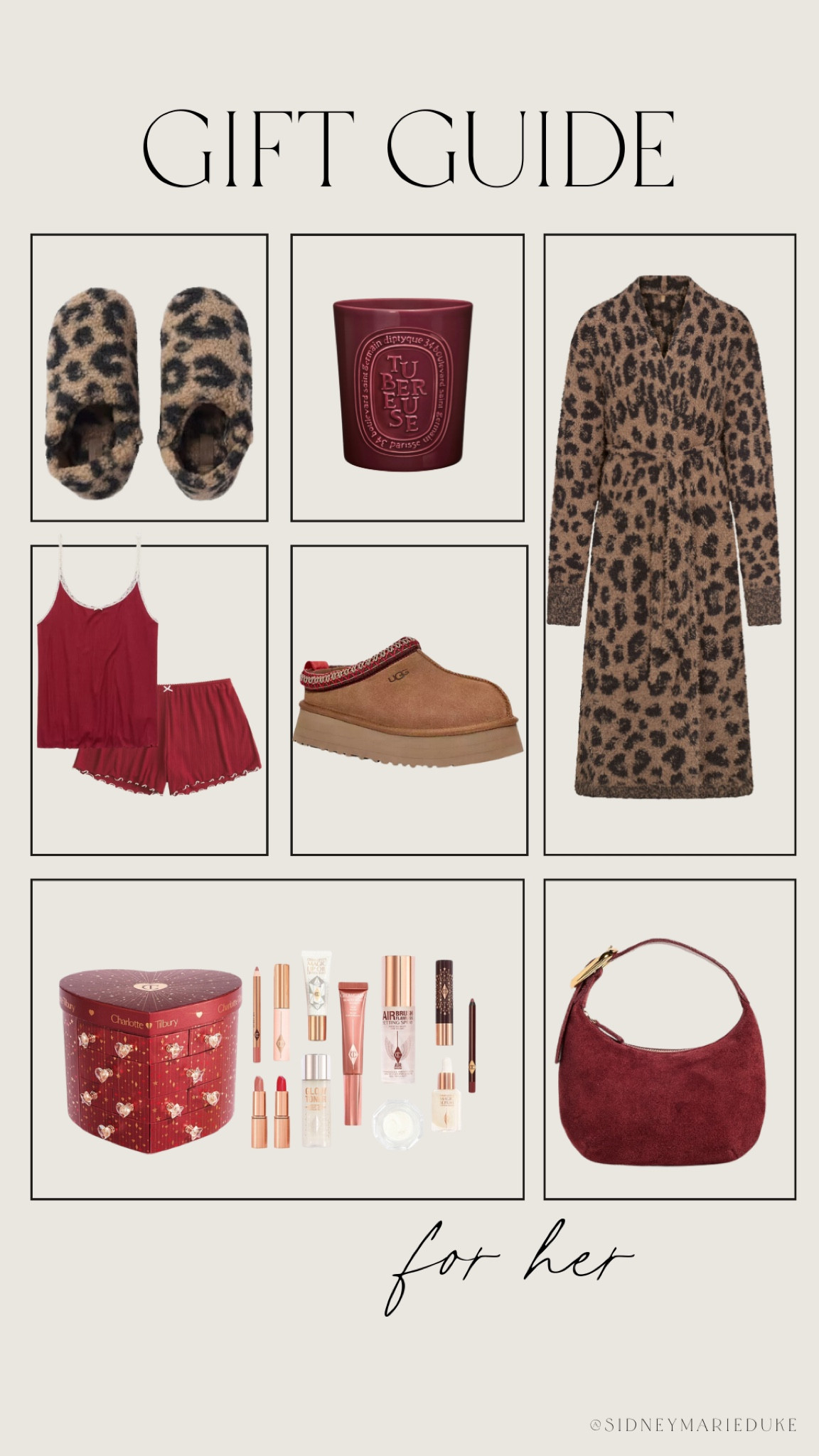 Holiday gift guide for her!


Cozy gifts for her 
Gifts for the trendy girl
Leopard & red
Beauty lover gifts 


#LTKGiftGuide #LTKFindsUnder100 #LTKHoliday