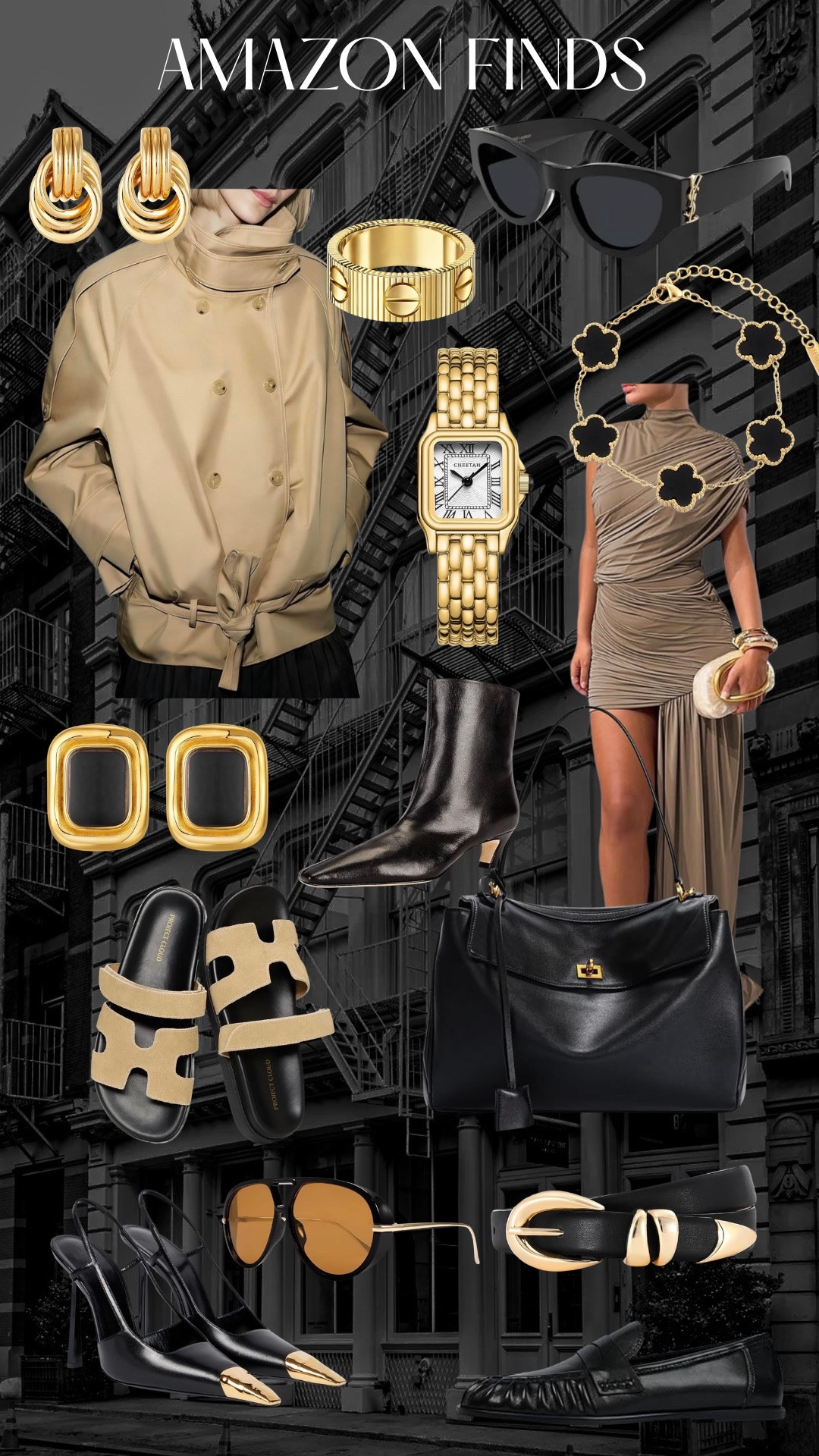 Latest Amazon fashion finds! Shop designer inspired jewelry, shoes, dresses, coats, suede jackets, sunglasses and other accessories!

#amazonfashionfinds #designerinspired #gold #ring #bracelet #earrings #boots #dress #chic #capri #coolgirloutfits #suedejacket #loafers #trenchcoat #dress #watch #bag #falloutfits

#LTKgrwm #LTKootd #LTKSeasonal