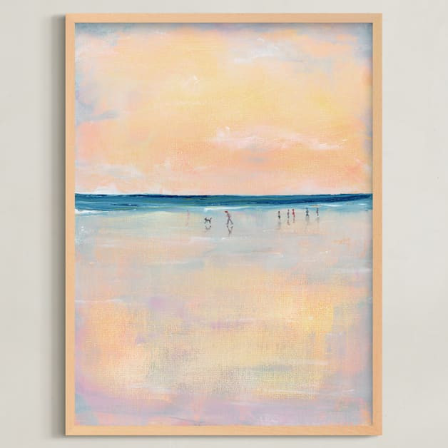 Beach Sunset Limited Edition Children's Art Print | Minted