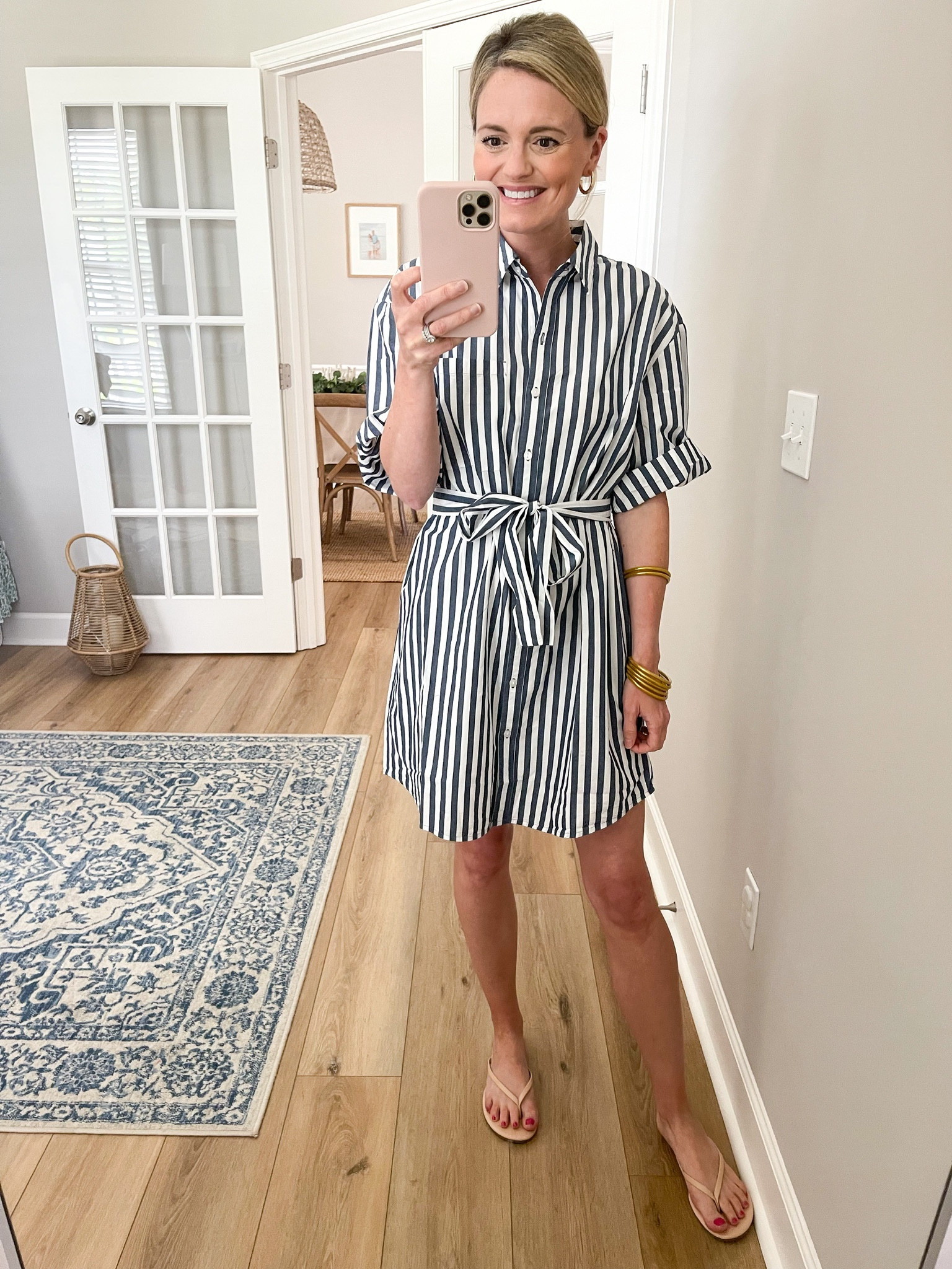 Prime day deal! Belted shirt dress with stripes! 😍

#LTKunder50 #LTKxPrimeDay #LTKfamily