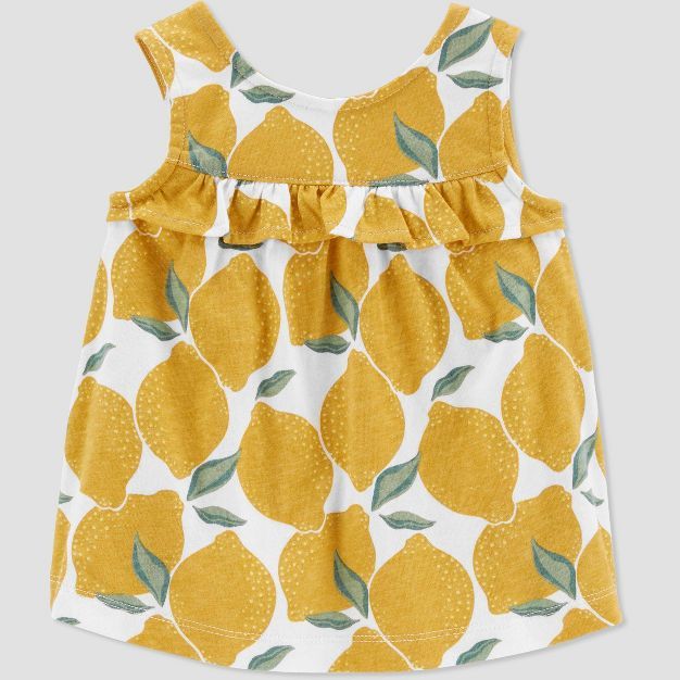 Baby Girls' Lemon Romper - Just One You® made by carter's Yellow | Target