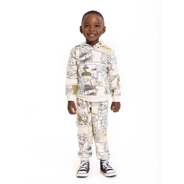 PAW Patrol Toddler Boy Fleece Hoodie and Joggers Set, 2-Piece, Sizes 12M-5T | Walmart (US)