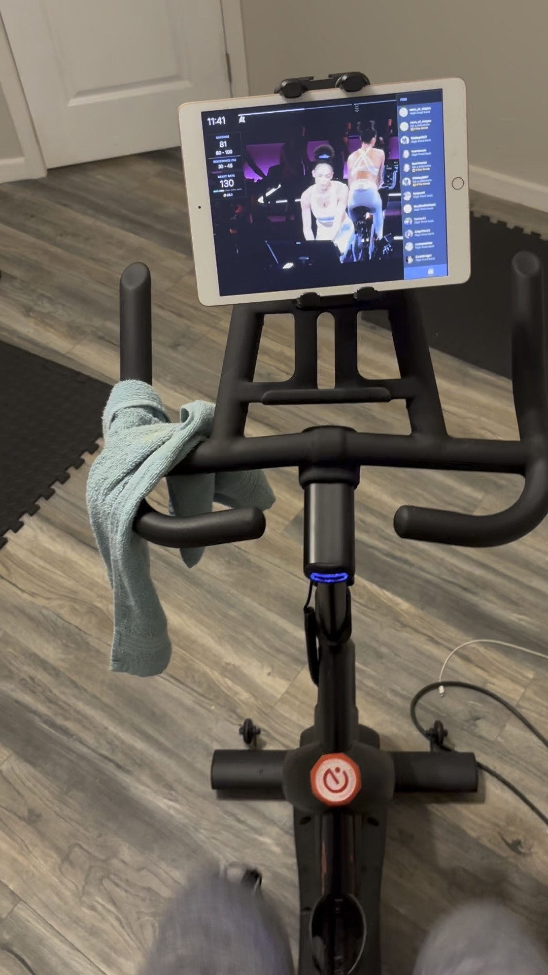 Good morning! Just finished up my workout! I love exercising before work to get it out of the way!! When do you workout? 

Echelon, bike, stationary bike, peloton

#LTKActive #LTKOver40 #LTKFitness