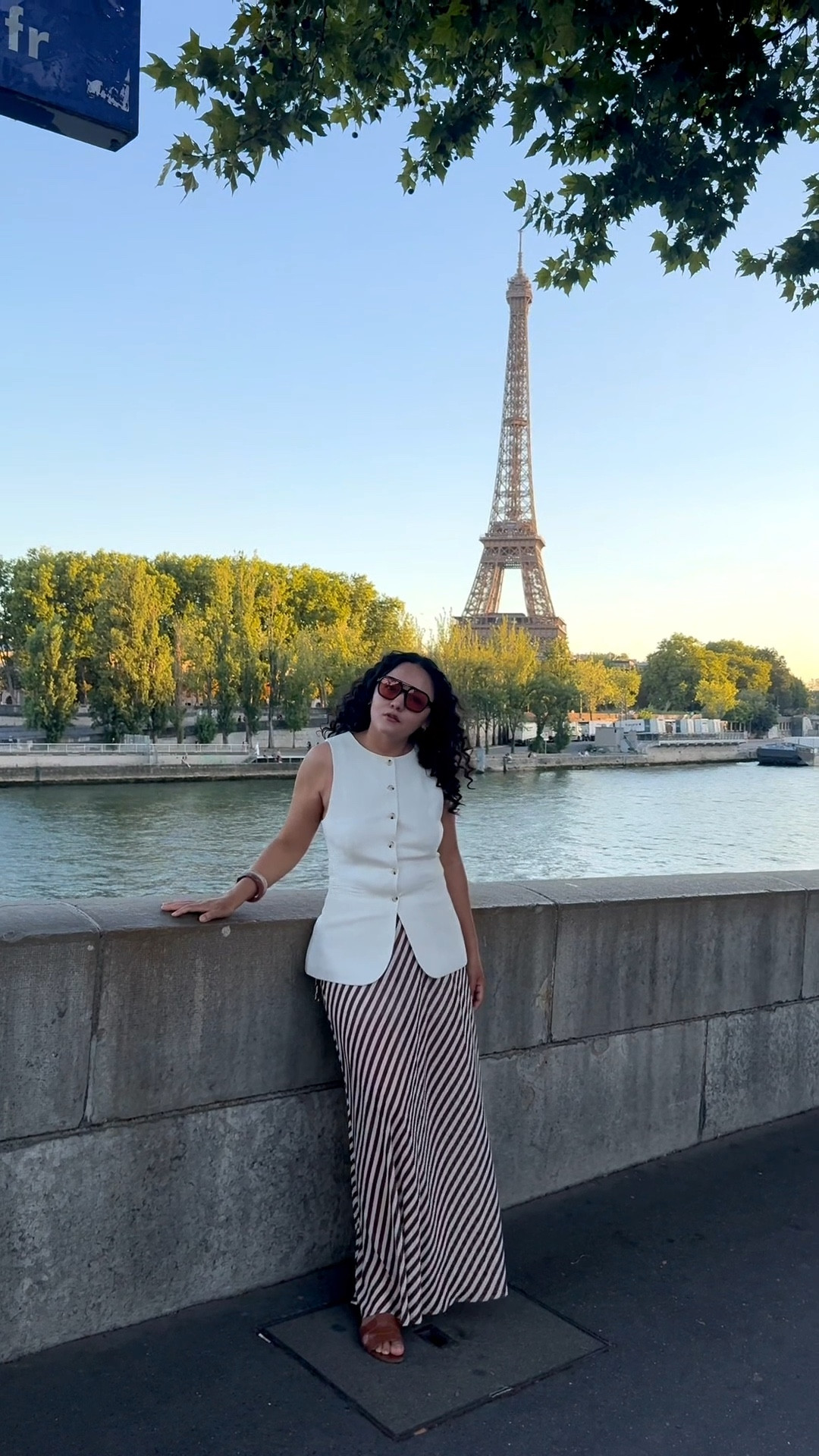 Another comfy Paris outfit with minimal styling. I love wearing maxi skirts even as a petite. I added sunglasses, gold hoop earrings & two brown bracelets to complete the look 

maxi skirt, waistcoat, petite outfit, holiday outfits, flats, city outfits, summer outfits 

#LTKeurope #LTKsummer #LTKpetite