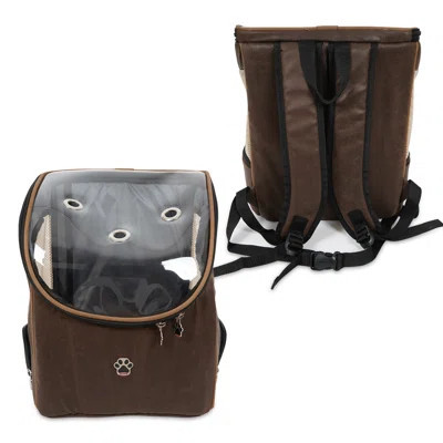 Airline Approved Dog And Cat Backpack Water & Stain Proof with Mesh Cover Pet Carrier | Wayfair North America