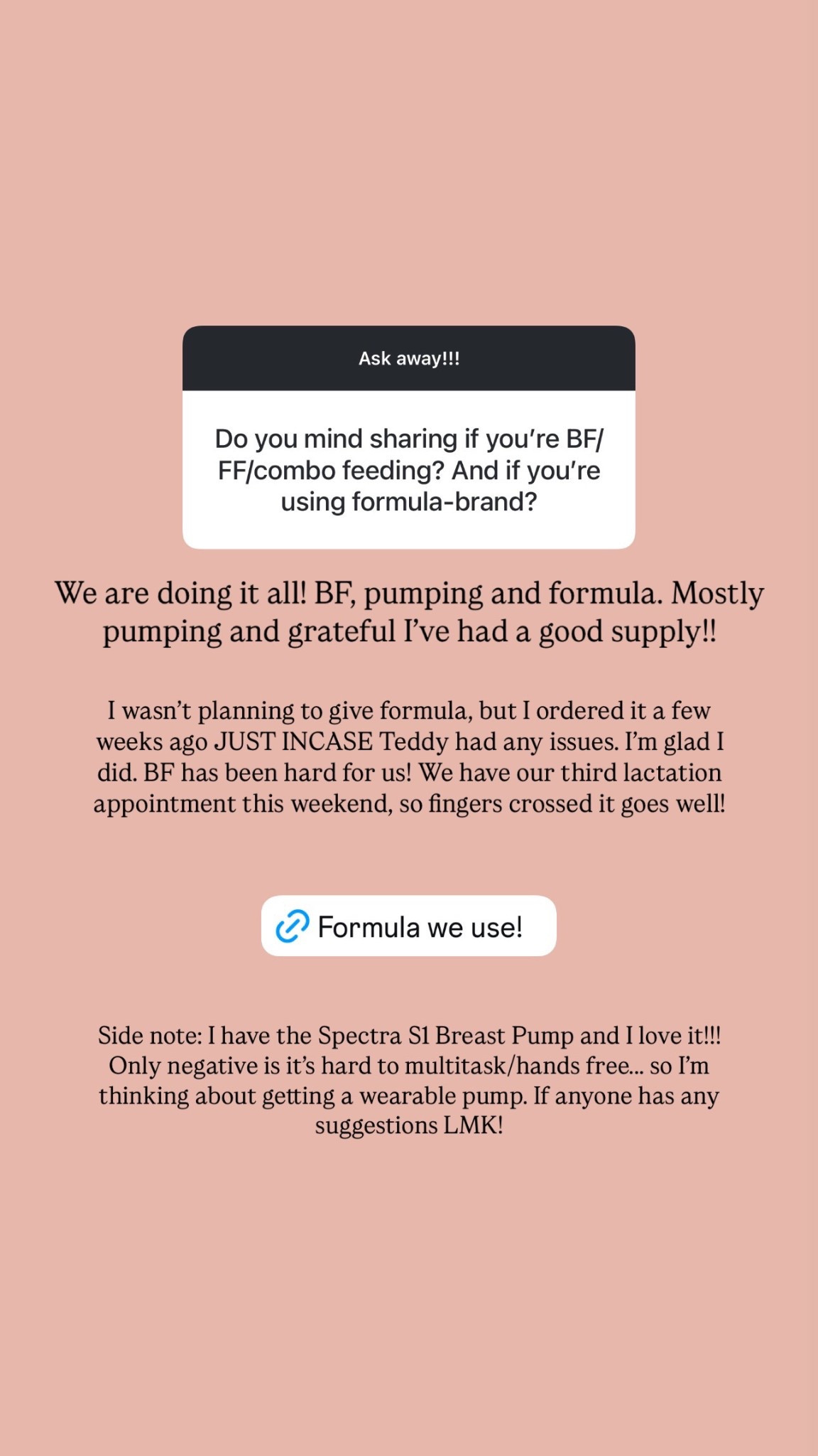 Formula we are using while BF & pumping! By Heart available at Target.

#LTKBaby #LTKBump #LTKFamily