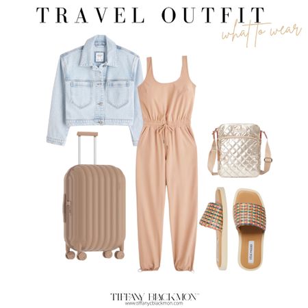 Romper Travel Outfit

Travel outfit  Romper  Jean jacket  Neutral outfit  Spring outfits  Vacation outfits

#LTKstyletip #LTKtravel #LTKunder100