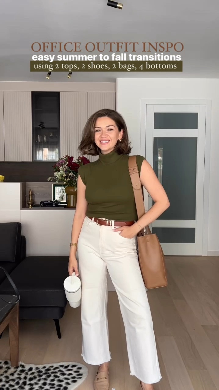 Perfect for transitioning from summer to fall 🤎☕️🍂🎃

#ltkworkwear #workwardrobe #workoutfit #officeoutfit #officefashion #officestyle #corporatefashion #corporategirlies #workmusthaves #ltkworkwear 

#LTKFindsUnder100 #LTKStyleTip #LTKWorkwear