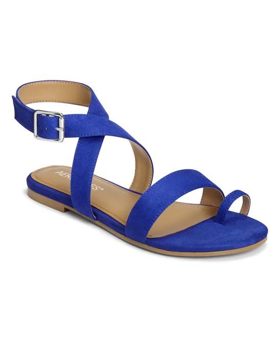 Aerosoles Women's Sandals BLUE - Blue Wrap Shortener Sandal - Women | Zulily