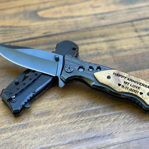 Engraved Hunting Knife, Personalized Pocket Knife Hunting Gifts for Men Gift for Hunter Gift for ... | Etsy (US)