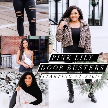 Pink Lily Door Buster Deals are insane this Black Friday!!  Starting at just $10!!

Jackets, puffers, cross body, barefoot dreams dupe, leggings, pink Lily, super sale, Christmas gifts, gifts for her.

#PinkLily #Doorbuster #WomensClothes #GiftsForHer 

#LTKCyberweek #LTKGiftGuide #LTKsalealert