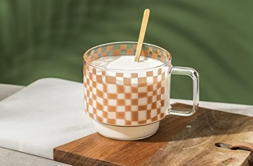 Mug Cup, Glass Cup,Coffee Tea Cup,Milk Cup, Lovers Cups,Retro couple cup,Set 1 Pieces, Microwave ... | Amazon (US)