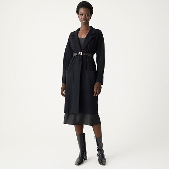 Ella open-front long sweater-blazer | J. Crew US