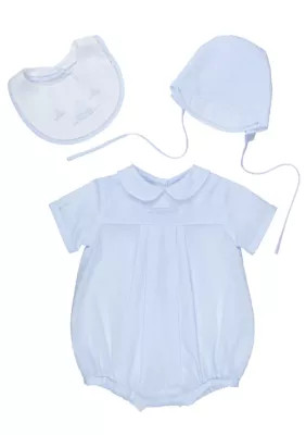 Petit Ami Baby Boys Sailboat Creeper Set, Newborn | Belk
