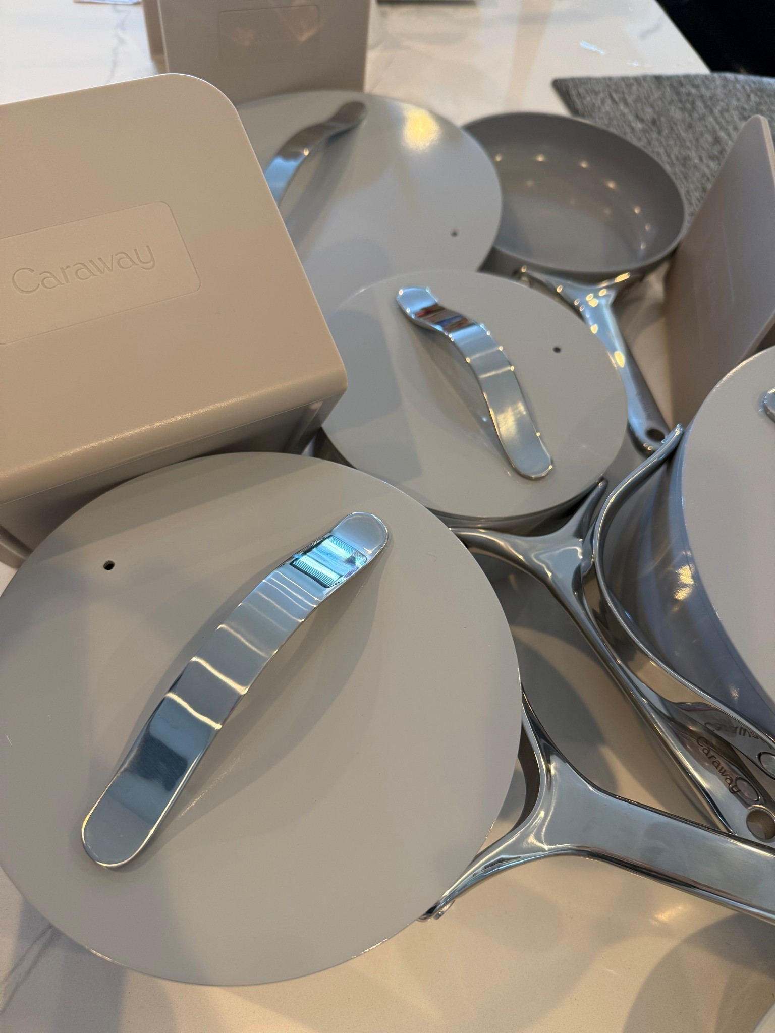 Caraway Set in grey! I’m sold! These are amazing 🤍🤍🤍

#LTKHome #LTKSeasonal #LTKHoliday