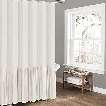 BTTN Stall Farmhouse Shower Curtain - 60x72 inches Rustic Heavy Duty Fabric Linen Shower Curtain ... | Amazon (US)