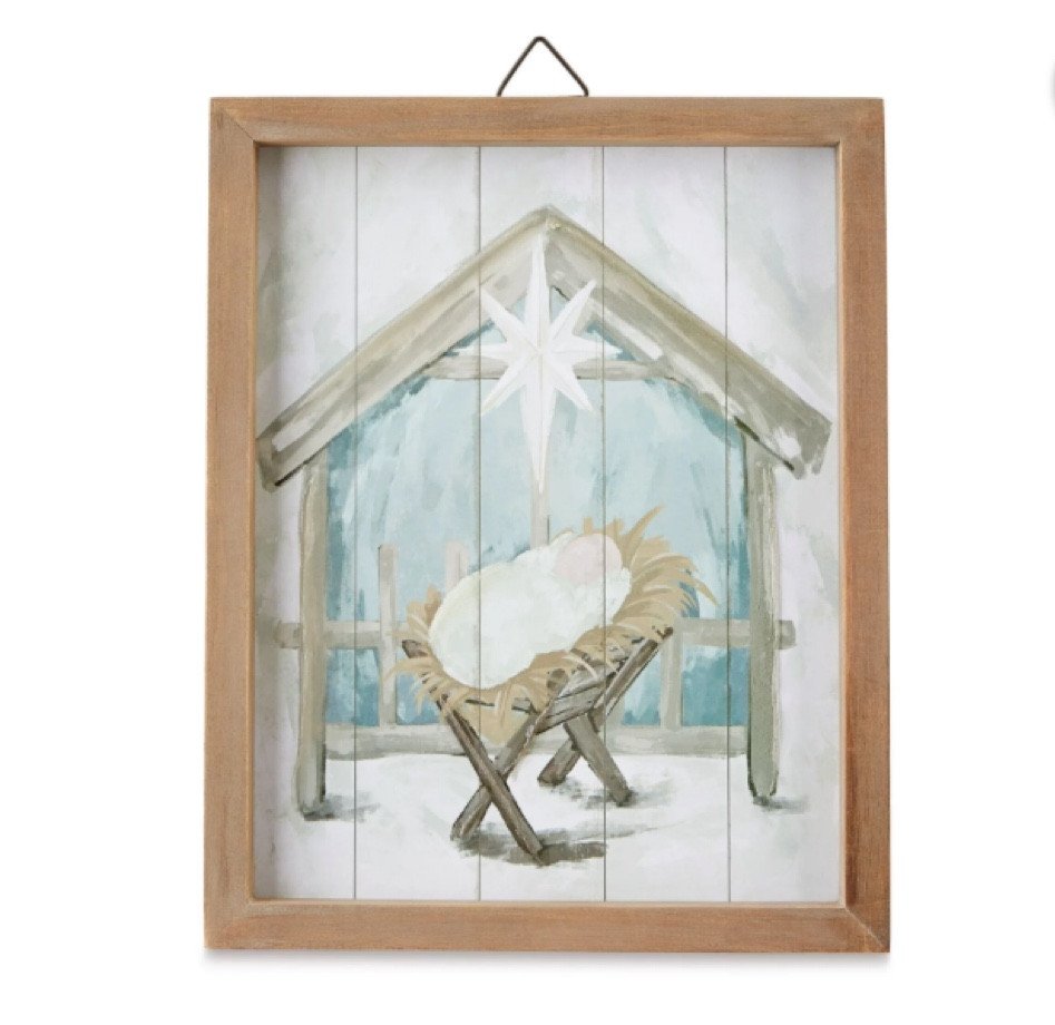 Christmas wall decor! Nativity scene! 