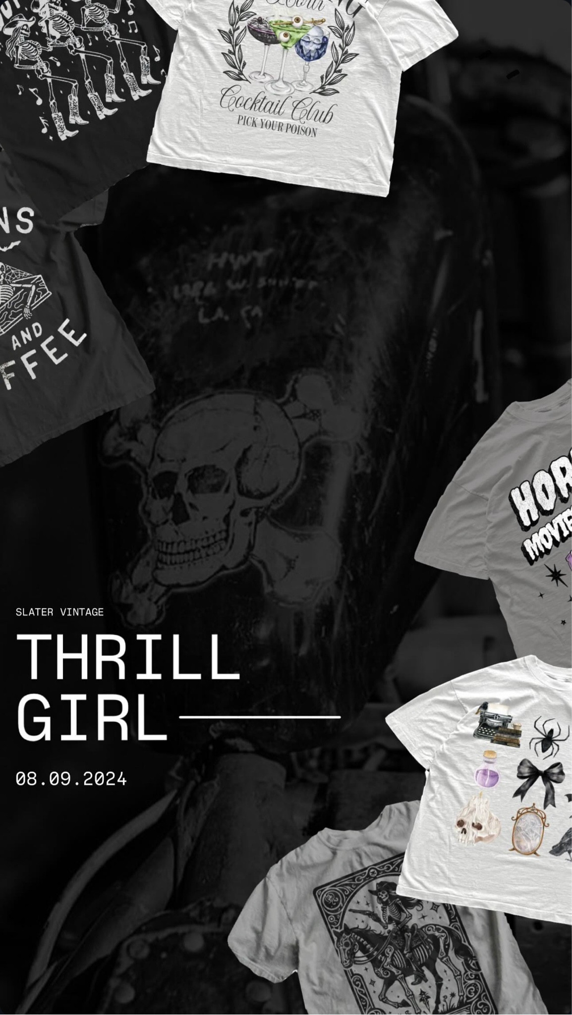 Thrill girl drop at Slater Vintage has me in a chokehold. 

Halloween small shop vintage graphic tee drop crewneck sweaters fall outfits 

#LTKSeasonal #LTKBump #LTKStyleTip