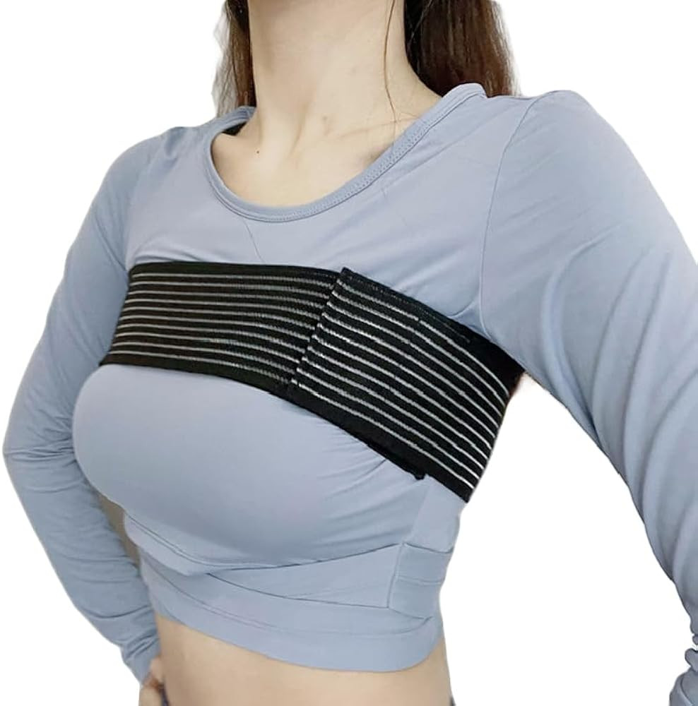 High-Impact Breast Support Band,No-Bounce,Post Surgery Bra Strap,Adjustable Extra Sports Bra, Lar... | Amazon (UK)