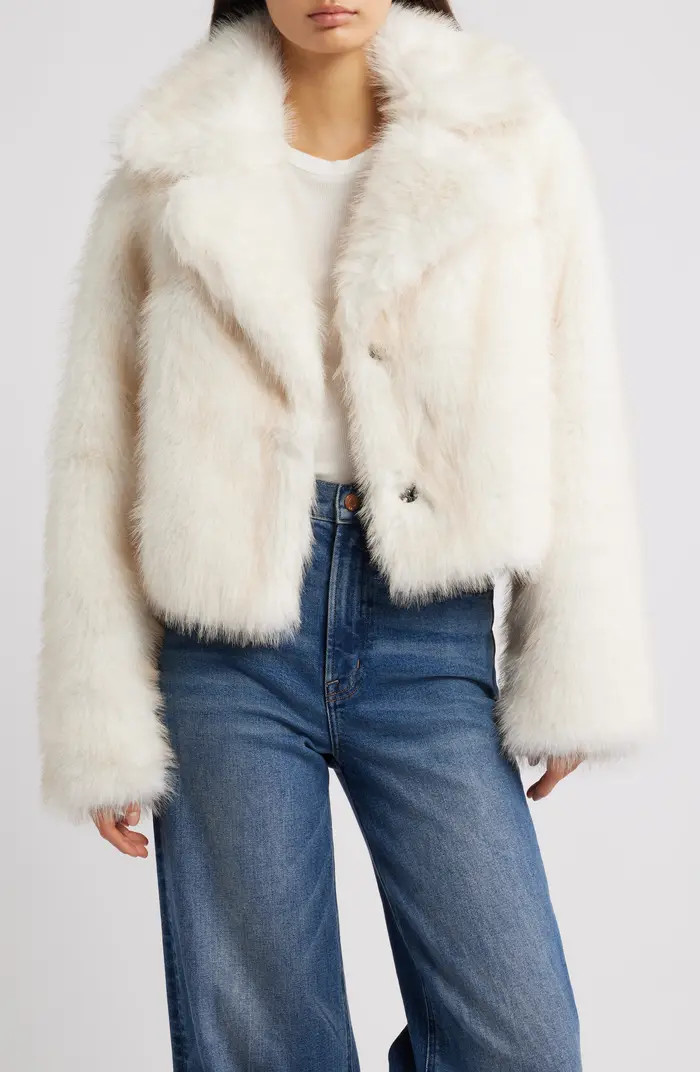 Thread & Supply Short Faux Fur Coat | Nordstrom | Nordstrom