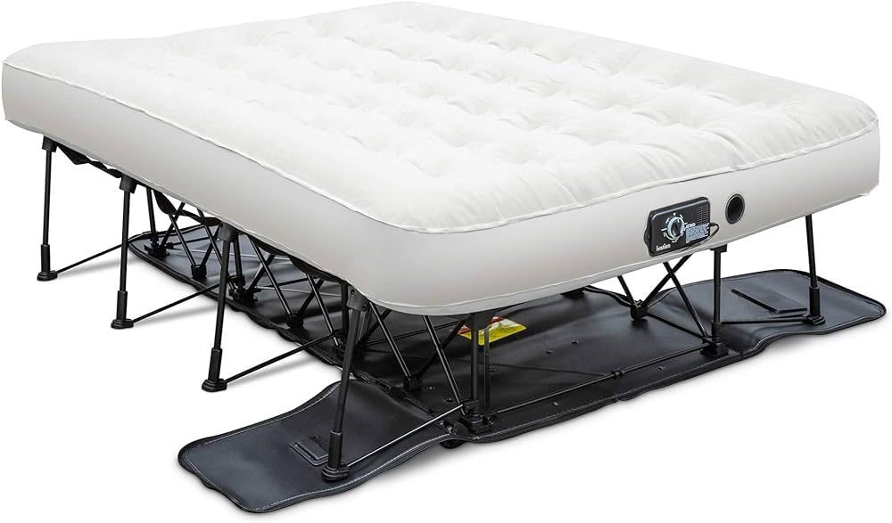 Ivation EZ-Bed (Full Size) Air Mattress with Frame & Rolling Case, Self Inflatable, Blow Up Bed A... | Amazon (US)