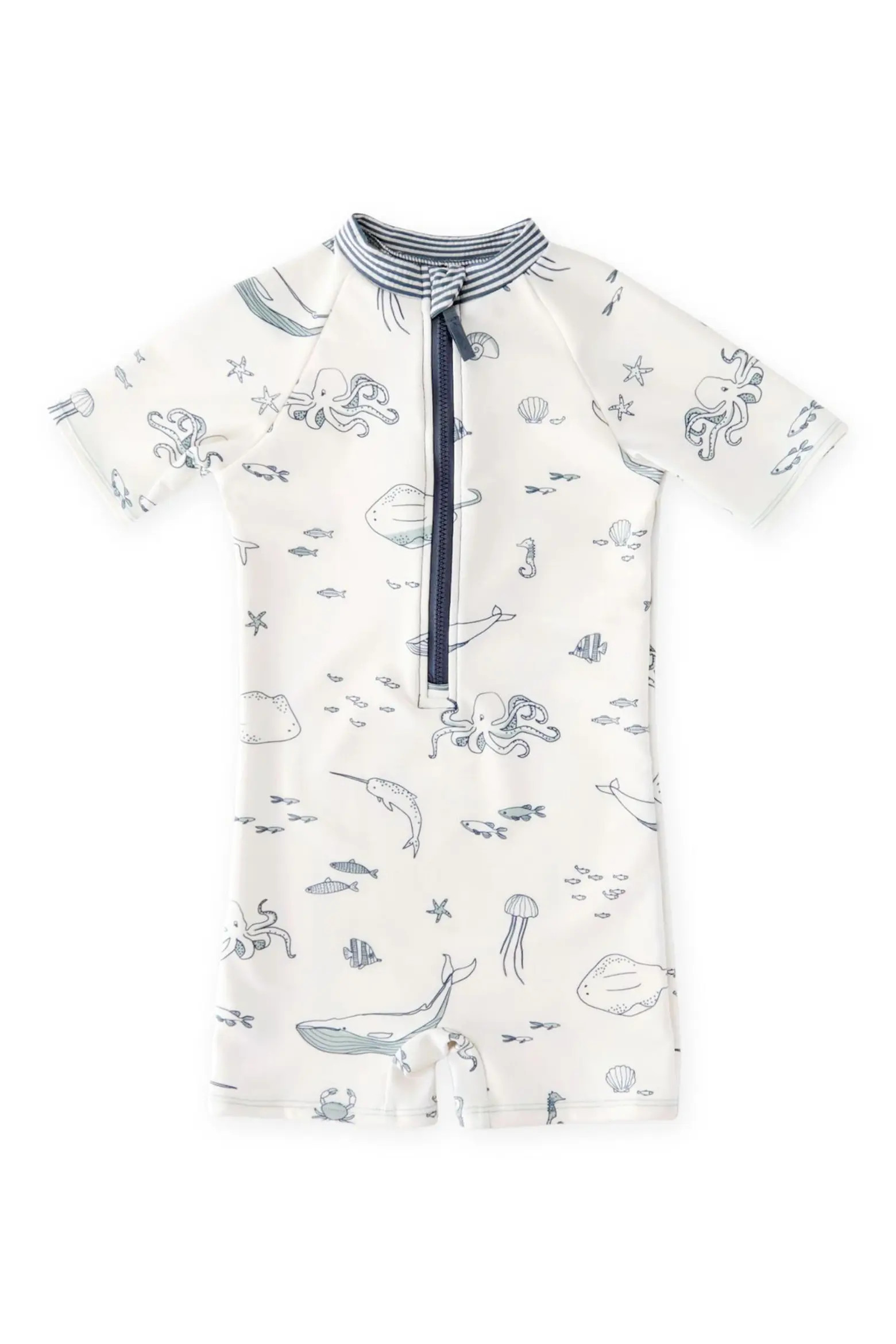 Pehr Kids' Short Sleeve One-Piece Rashguard Swimsuit (Men) | Nordstrom | Nordstrom