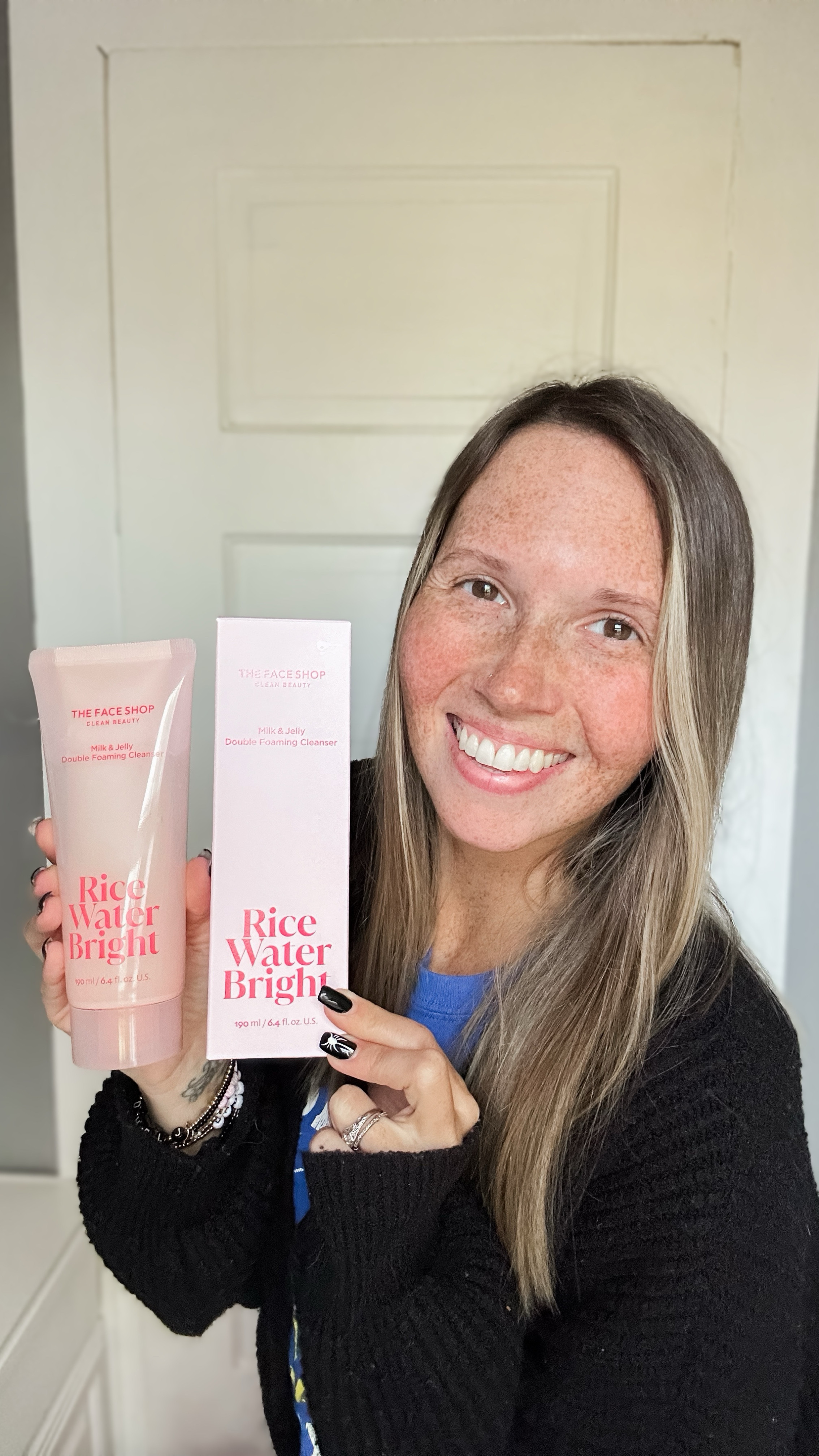 The all new Rice Water Bright Milk & Jelly Double Cleanser from The Face Shop is one I would def try. It’s a first-of-its-kind, one-step Korean double cleanser. It has two formulas in one tube! A rice milk cleansing oil which gently cleans away makeup & SPF, and a rice water gel cleanser that purifies and refreshes.

#LTKBeauty #LTKFindsUnder50 #LTKGiftGuide